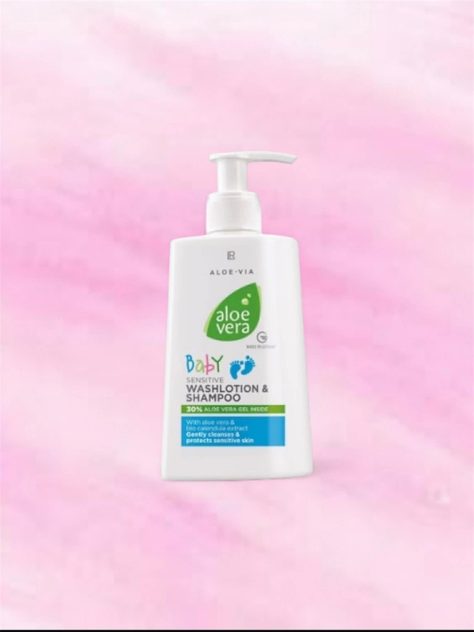 Sensitive waslotion & shampoo