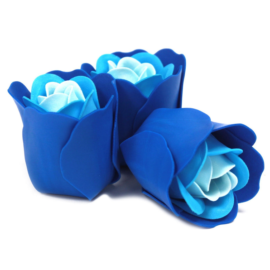 Kleine cadeau verpakking: Blauwe rozen